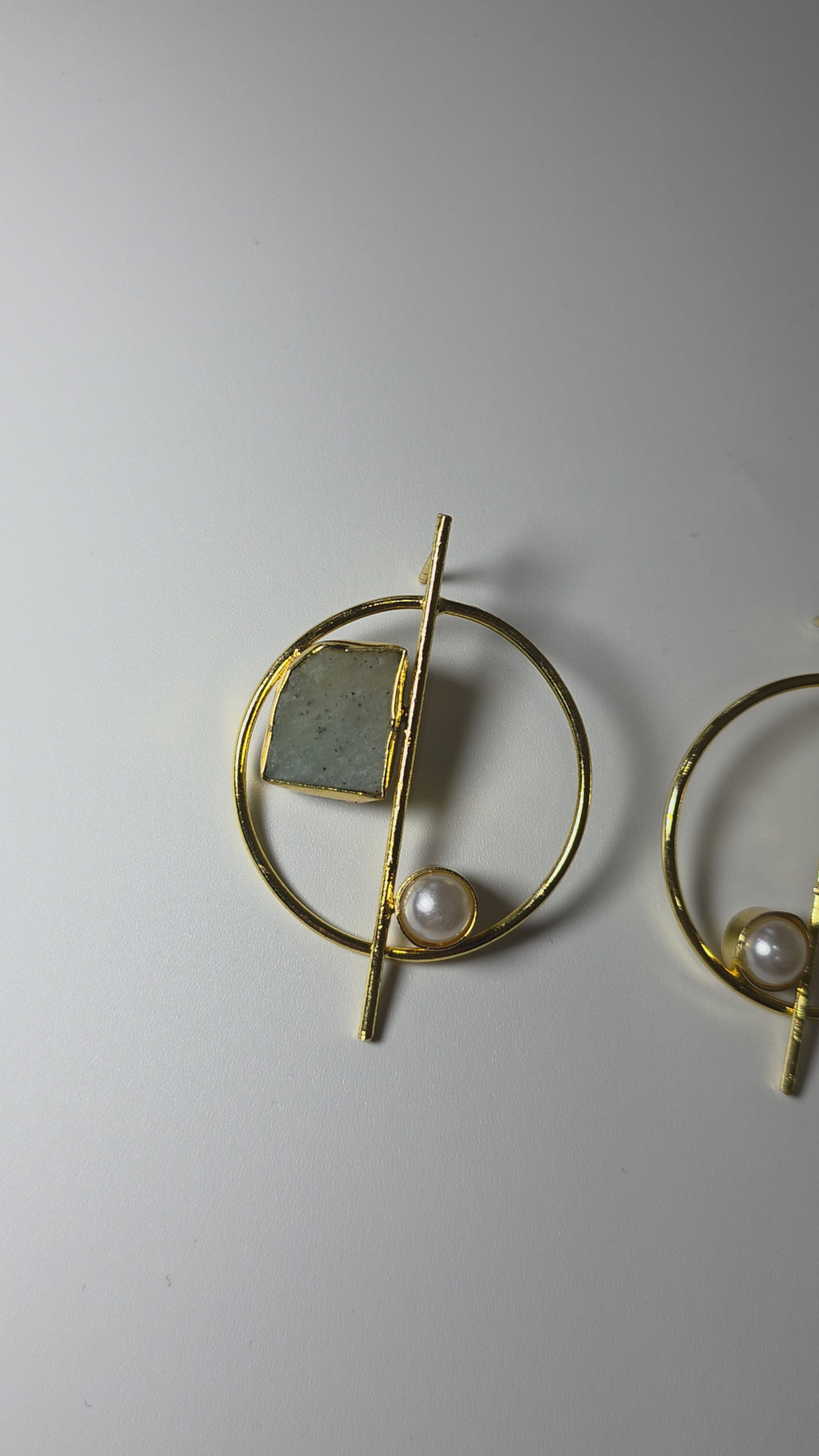 Elina Green Pearl Drops