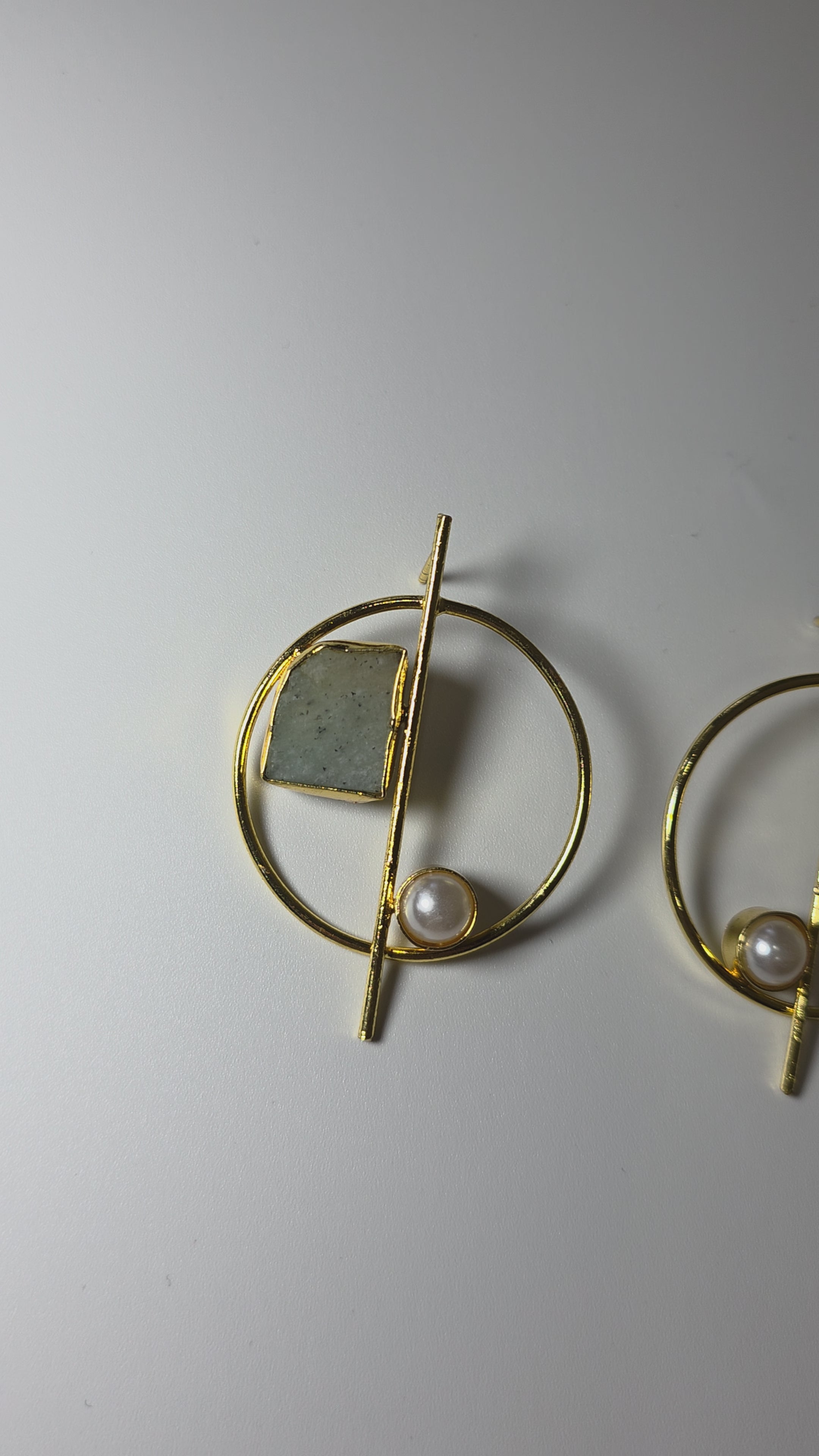 Elina Green Pearl Drops