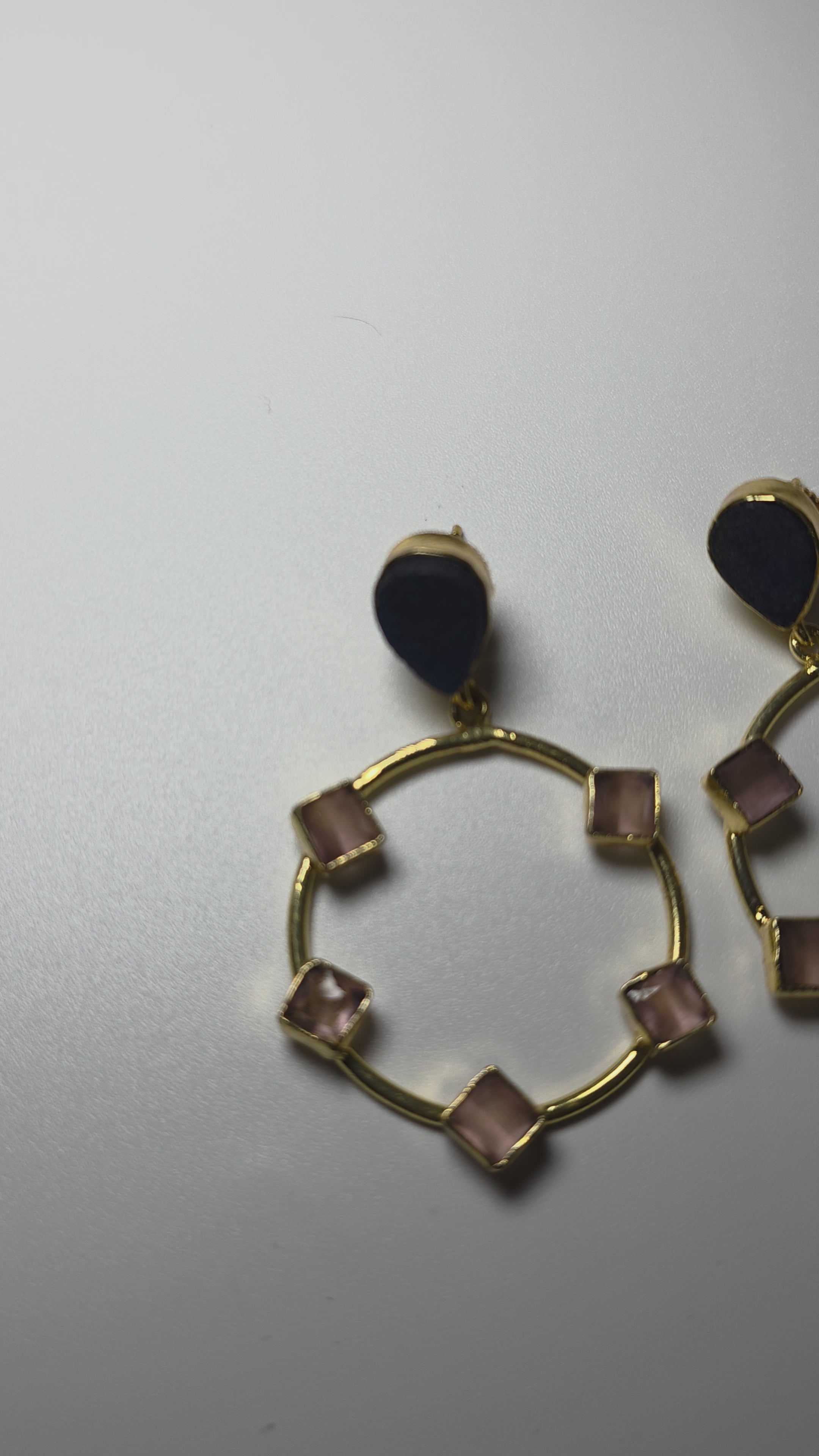 Blush Orbit Earrings